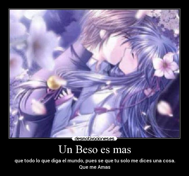Un Beso es mas -