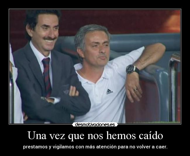 Una vez que nos hemos caído - 