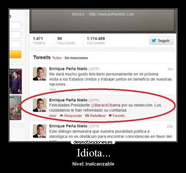 Idiota... - Nivel: Inalcanzable