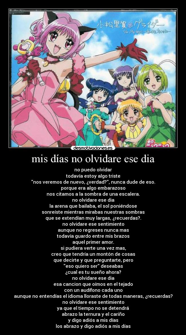 mis días no olvidare ese dia -