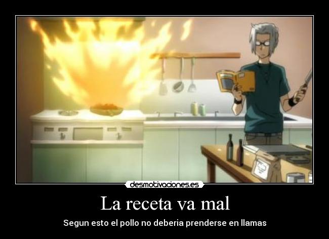 La receta va mal -