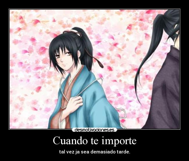 carteles anime manga otaku amor hakuouki chizuru and hijikata desmotivaciones