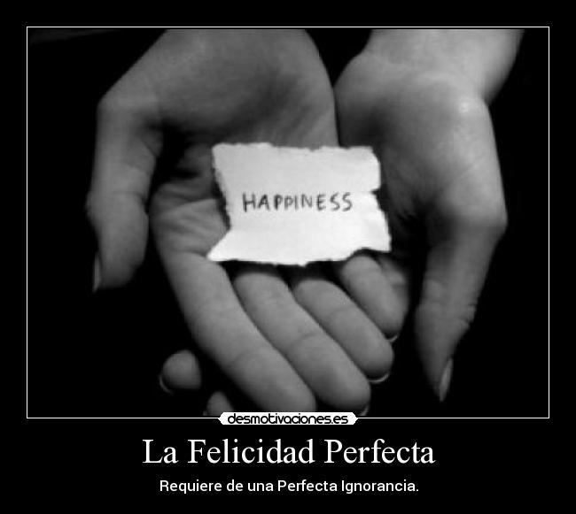 La Felicidad Perfecta -