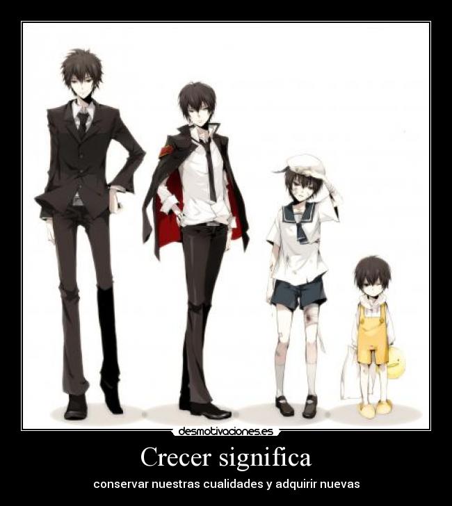 Crecer significa - 