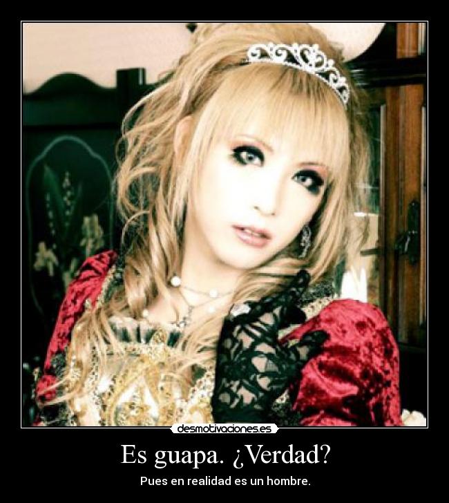 Es guapa. ¿Verdad? -