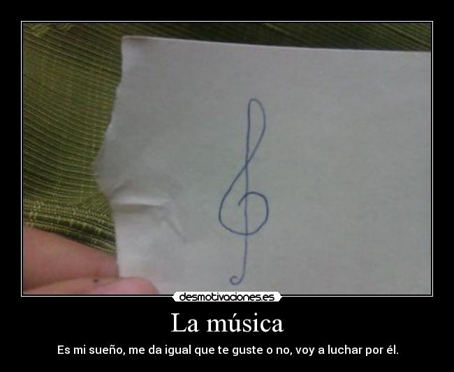 La música -