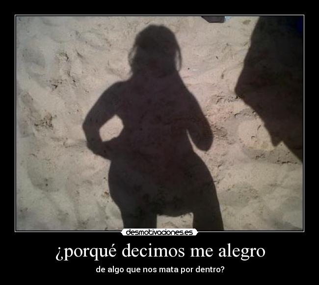 ¿porqué decimos me alegro -