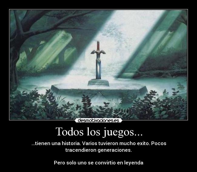 carteles juegos todos historia exito generaciones leyenda zelda convirtio desmotivaciones