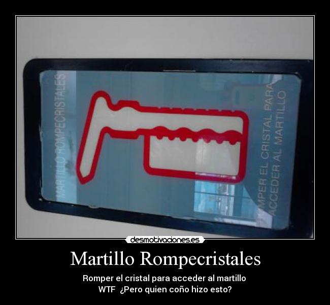 Martillo Rompecristales -