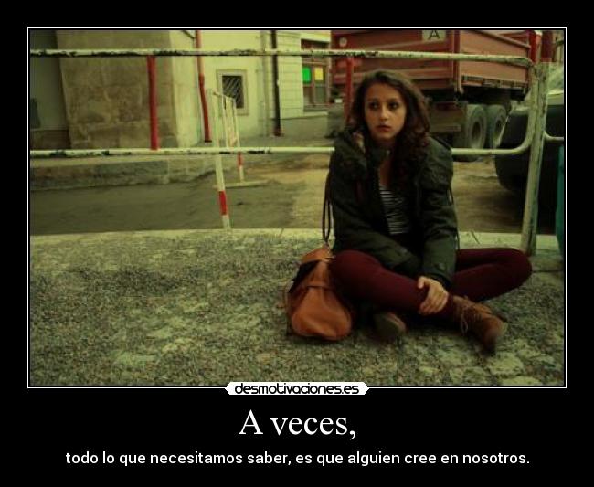 A veces, - 