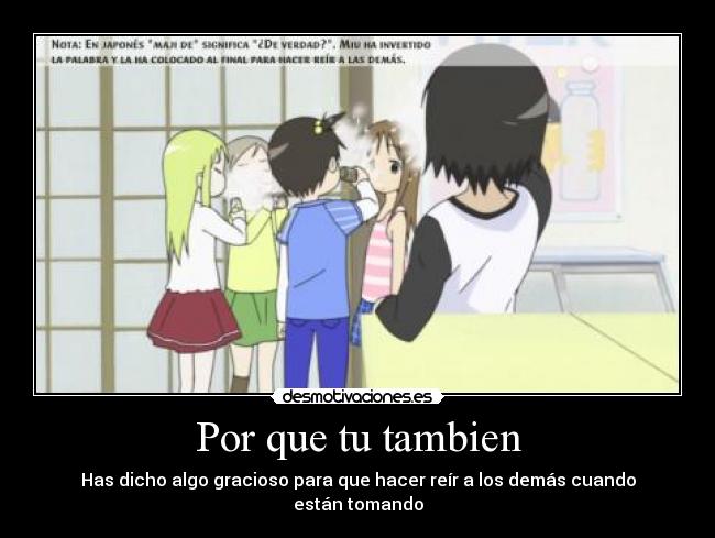 Por que tu tambien - 