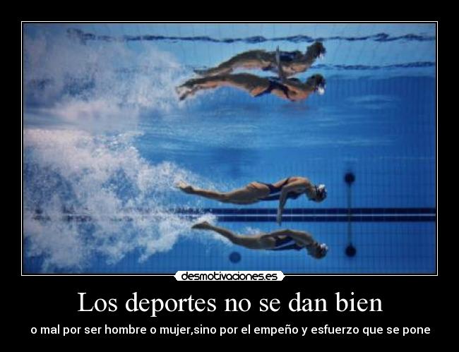 Los deportes no se dan bien - 