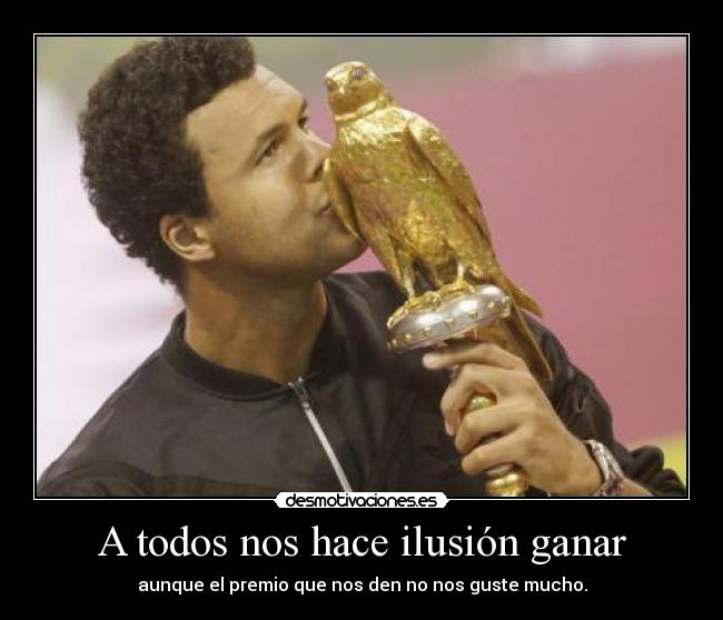 A todos nos hace ilusión ganar - 