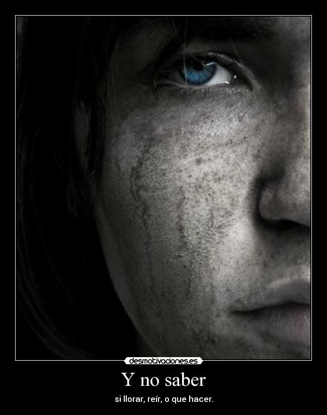 Y no saber - 