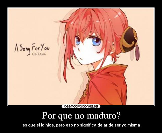 carteles kagura muwigaraklan gintama anime otaku desmotivaciones