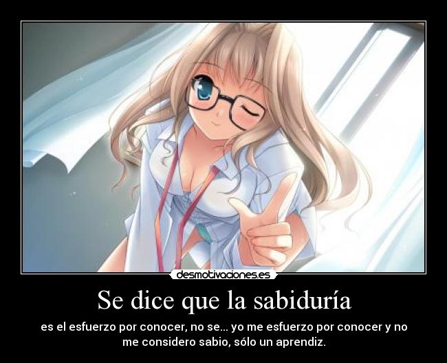 Se dice que la sabiduría - 