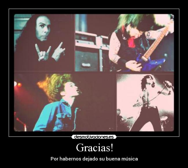 Gracias! - Por habernos dejado su buena música