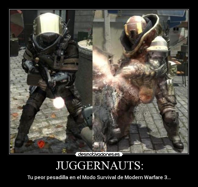 JUGGERNAUTS: - Tu peor pesadilla en el Modo Survival de Modern Warfare 3...