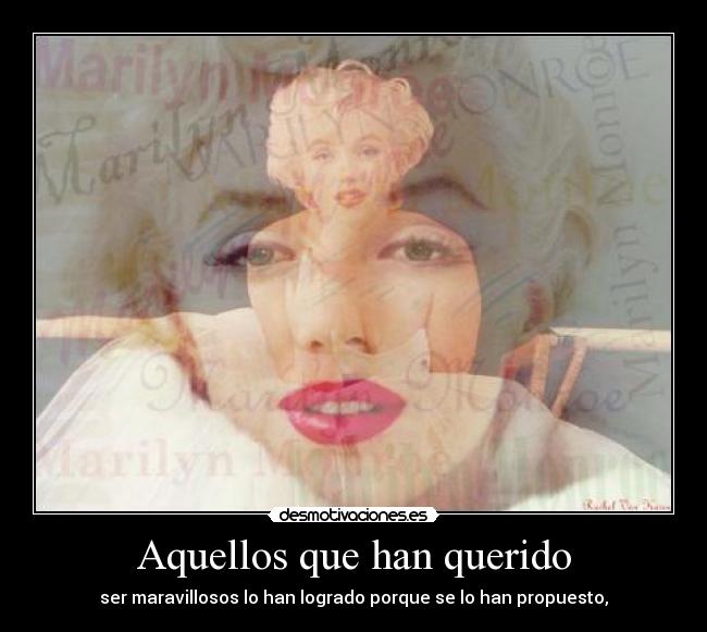 Aquellos que han querido - 