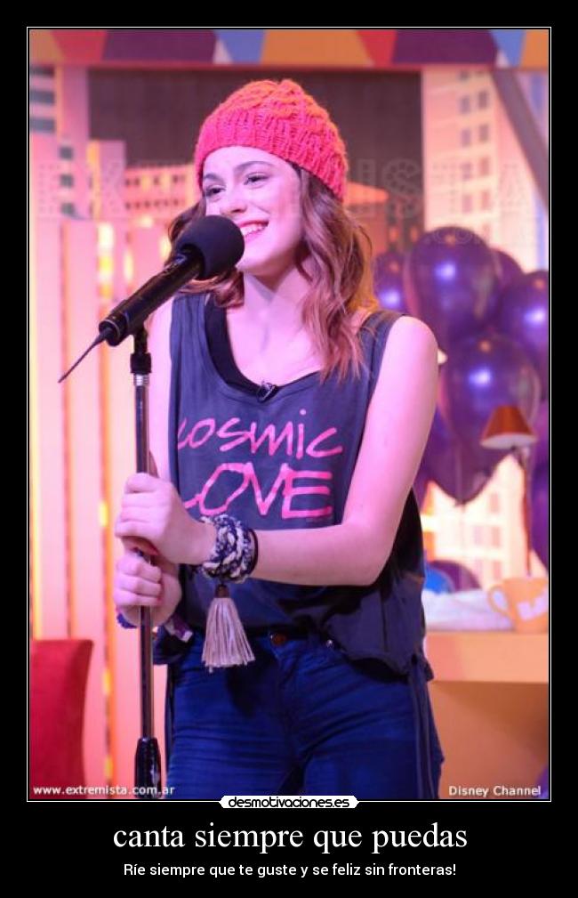 carteles canta siempre que puedas desmotivaciones