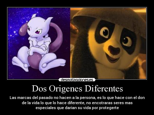 Dos Origenes Diferentes - 