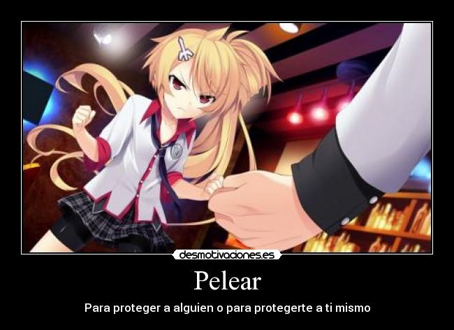 Pelear - Para proteger a alguien o para protegerte a ti mismo