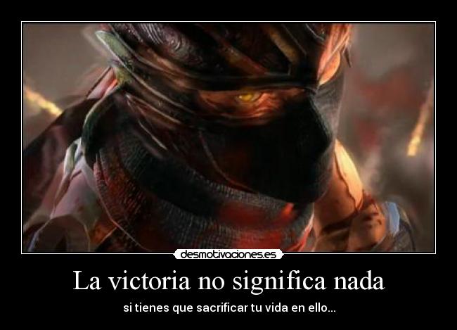 La victoria no significa nada - 