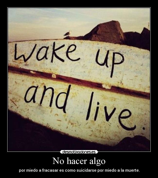 No hacer algo -