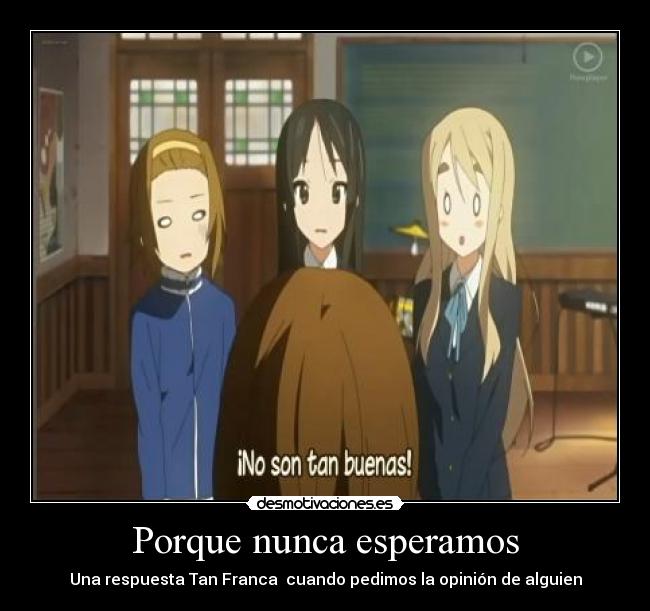 carteles anime respues franca opinion desmotivaciones