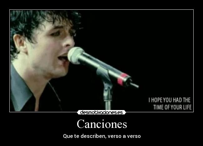 Canciones - Que te describen, verso a verso
