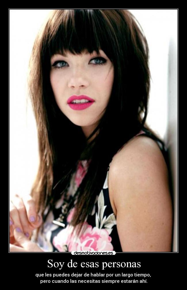 Soy de esas personas - 