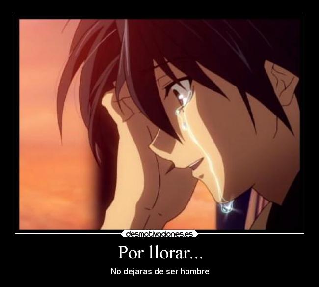 Por llorar... - 