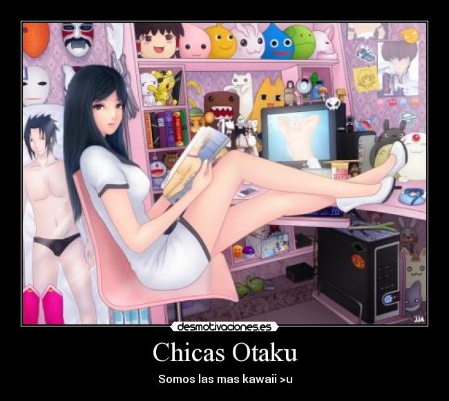 carteles chicas otaku desmotivaciones