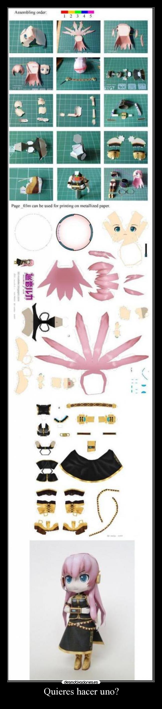 Quieres hacer uno? - 