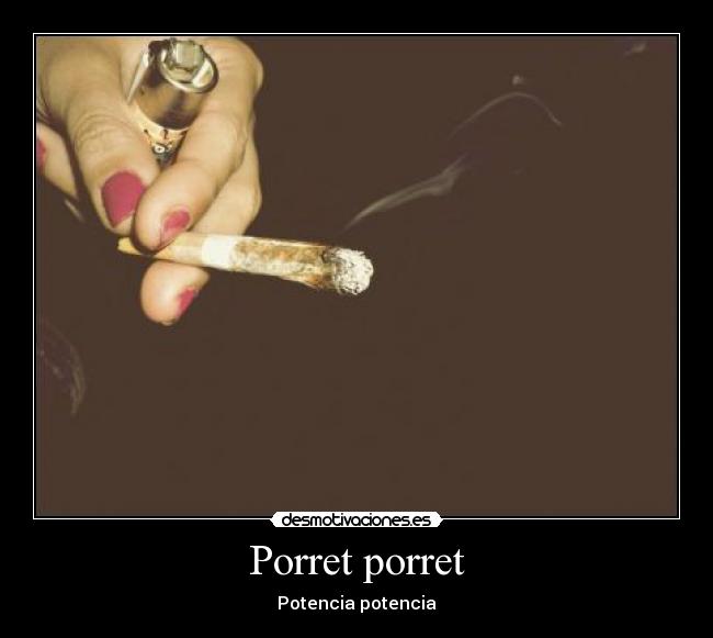 Porret porret - Potencia potencia