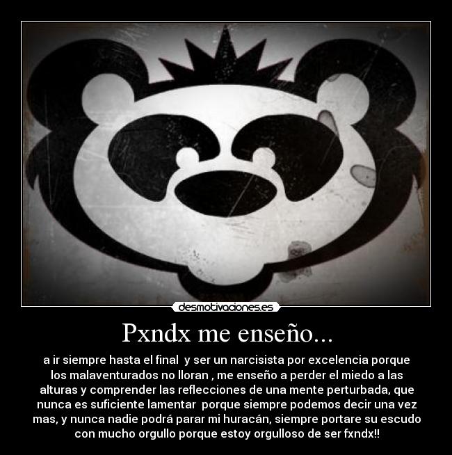 Pxndx me enseño... -