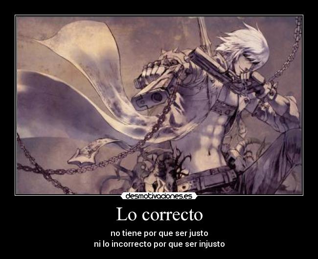 Lo correcto -