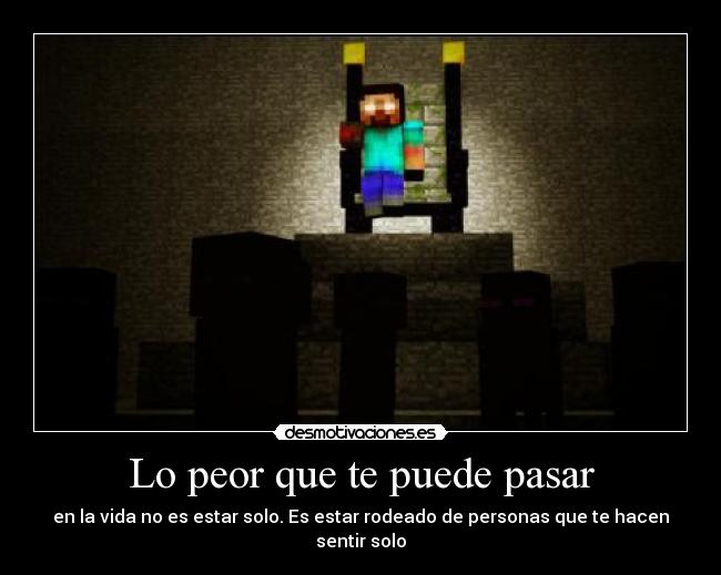 carteles minecraft herobrine endermans desmotivaciones