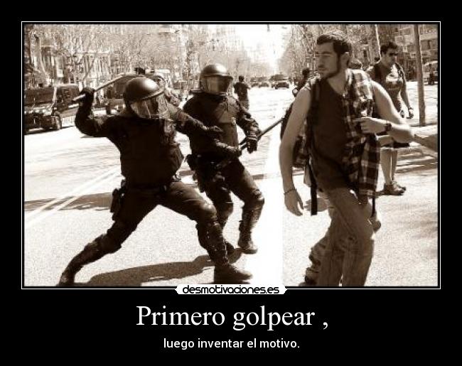 Primero golpear , - 