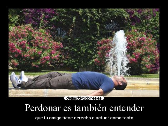 Perdonar es también entender -