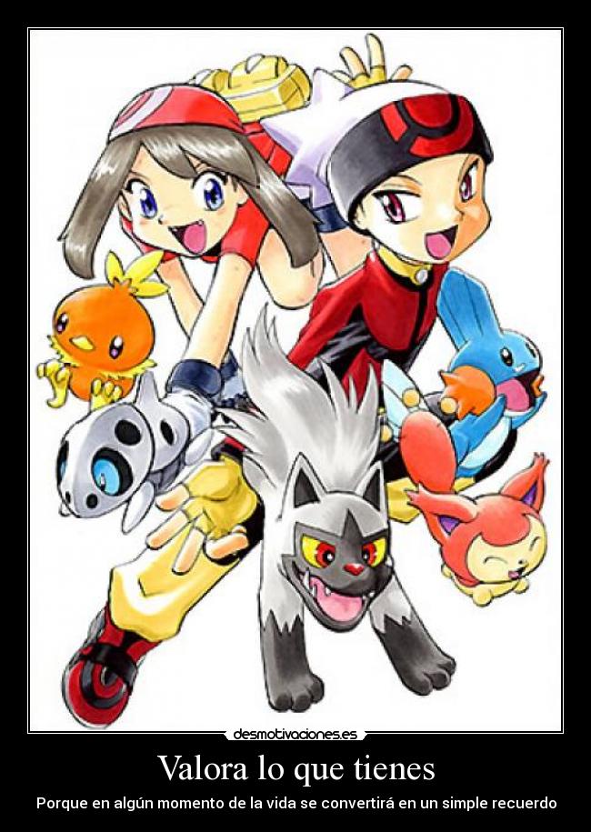 Valora lo que tienes -