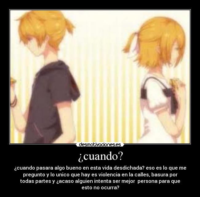 ¿cuando? - 