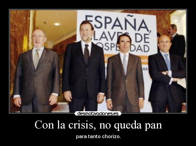 Con la crisis, no queda pan -