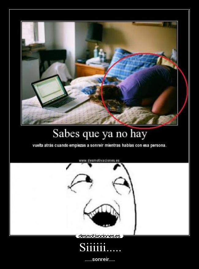 carteles malpensado sonreir hablar internet desmotivaciones