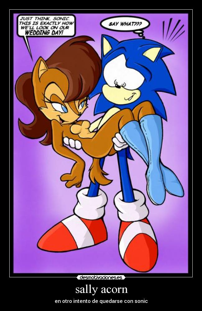 sally acorn - en otro intento de quedarse con sonic