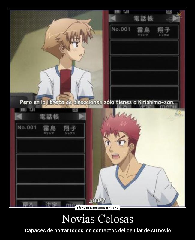 Novias Celosas - Capaces de borrar todos los contactos del celular de su novio