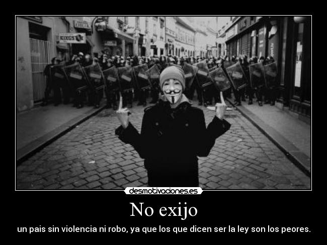 No exijo - 