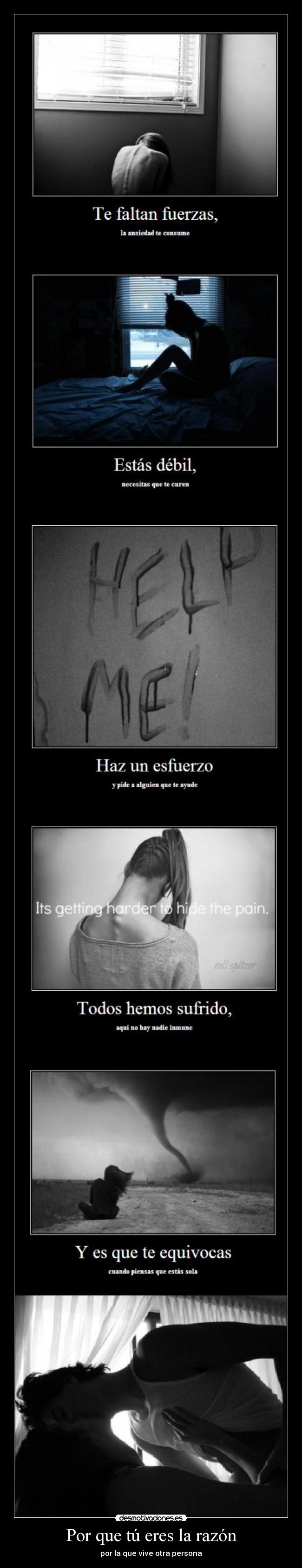 Por que tú eres la razón - por la que vive otra persona