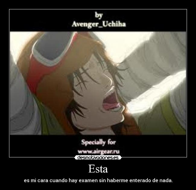 carteles examen nada sora desmotivaciones