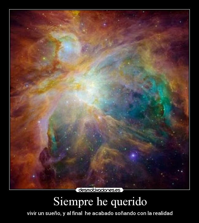 Siempre he querido -